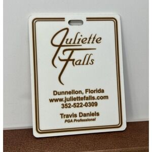 Juliette Falls Dunnellon Florida‎ Golf Club Bag Luggage Tag
